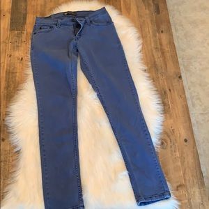 Blue skinny jean